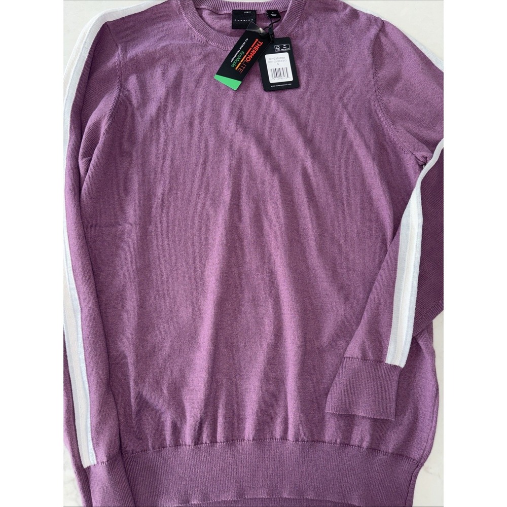 Dunning Mens Berry Conserve Thermolite Merino Wool Blend‎ Sweater D7F23S173M S